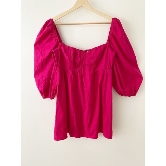 Reformation Farley Mini Dress Pink Babydoll - Picture 1 of 10